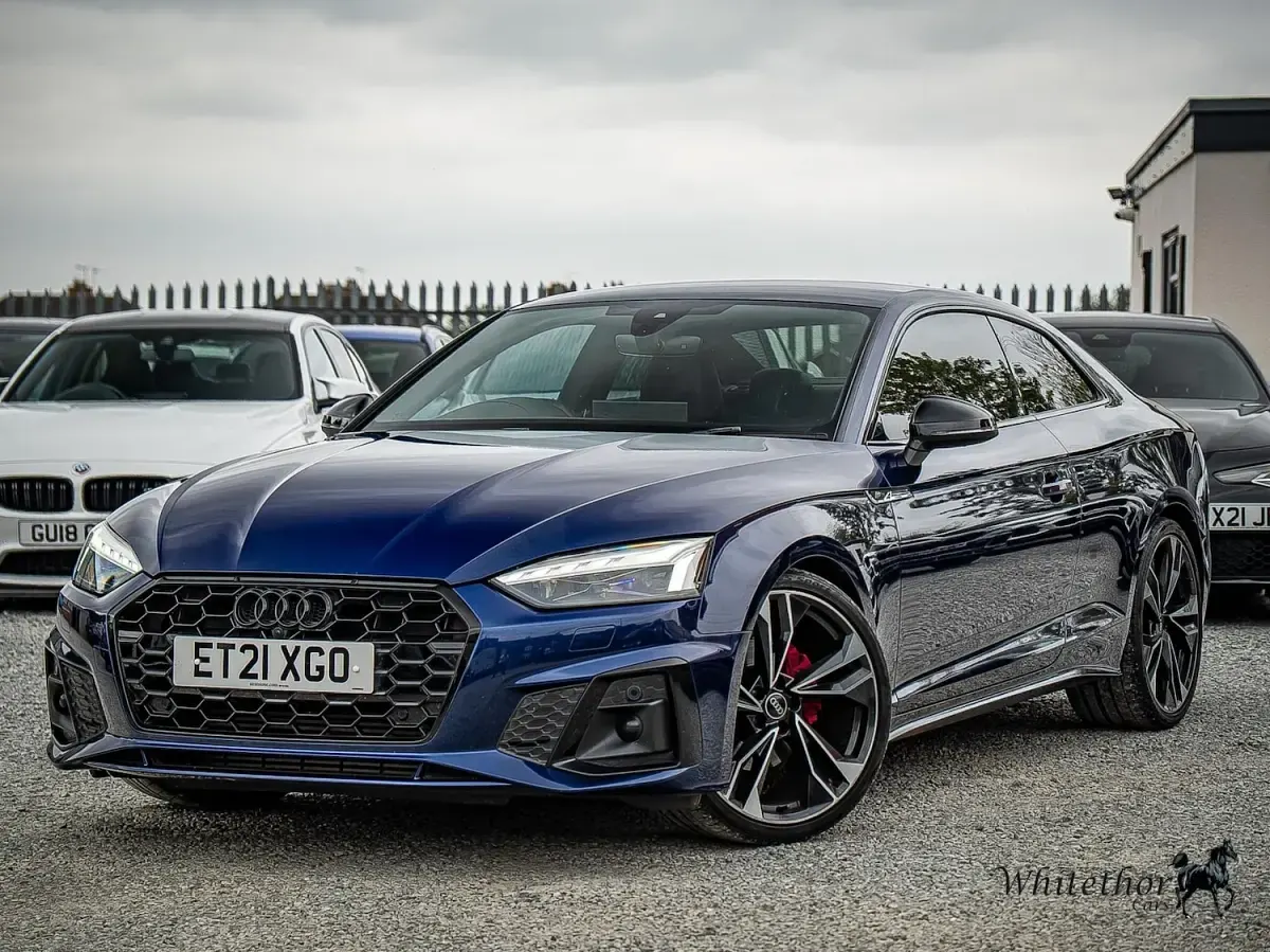 Used Audi A5 Comfort 2021 Blue Coupe