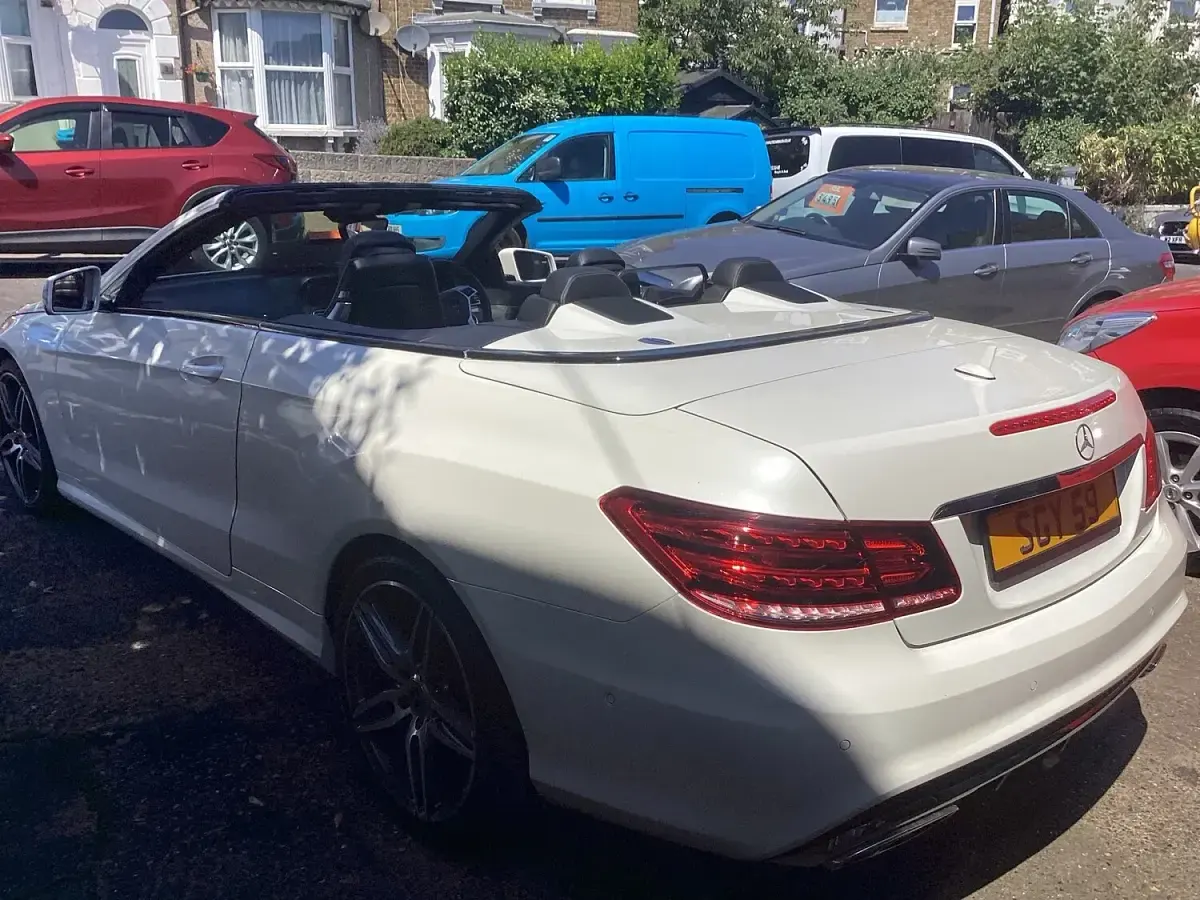 Used Mercedes E250 AMG 2013 White Cabriolet