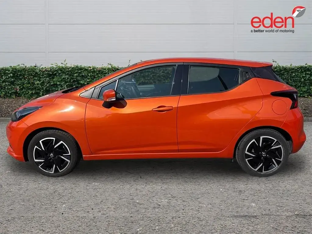 Used Nissan Micra Acenta 92 HP (67 kW) 2021 Orange Hatchback