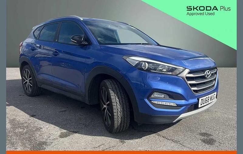 Usado Hyundai Tucson GO! 174 HP (127 kW) 2018 Azul SUV