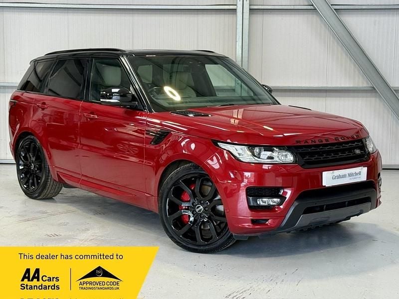 Red Used 2017 Land Rover Range Rover Sport Autobiography Dynamic SUV | £21,995 (Good price) - Image 1/4