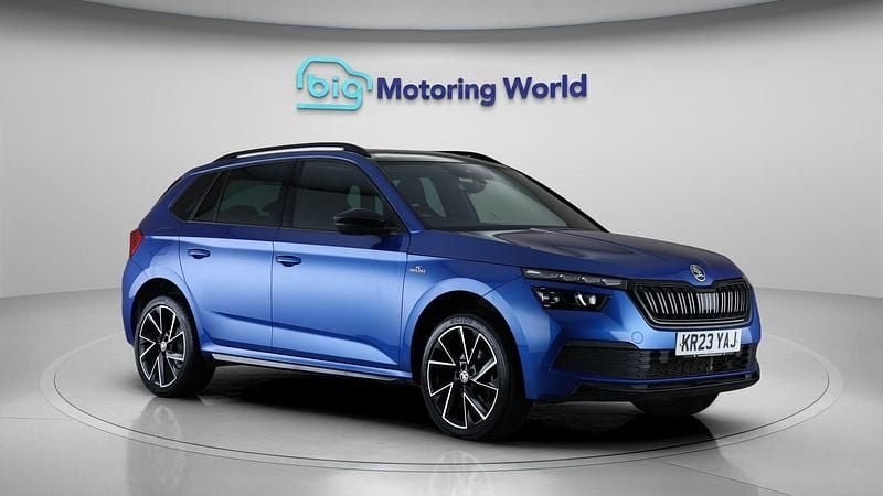 Used Skoda Kamiq Monte Carlo 109 HP (80 kW) 2023 Blue SUV