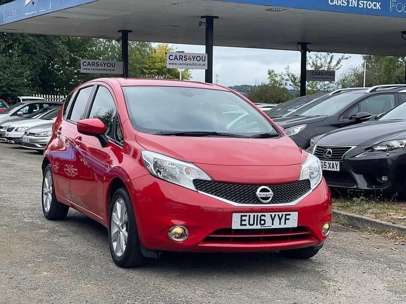 Red Used 2016 Nissan Note Acenta Premium MPV | £8,495 (Fair price) - Image 1/4