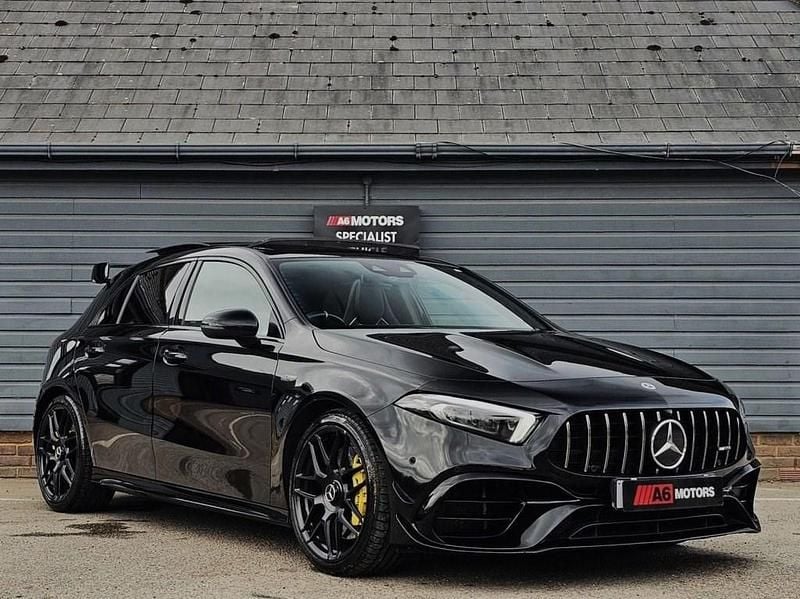 Black Used 2020 Mercedes A45 AMG AMG Hatchback | £37,489 (Expensive) - Image 1/4