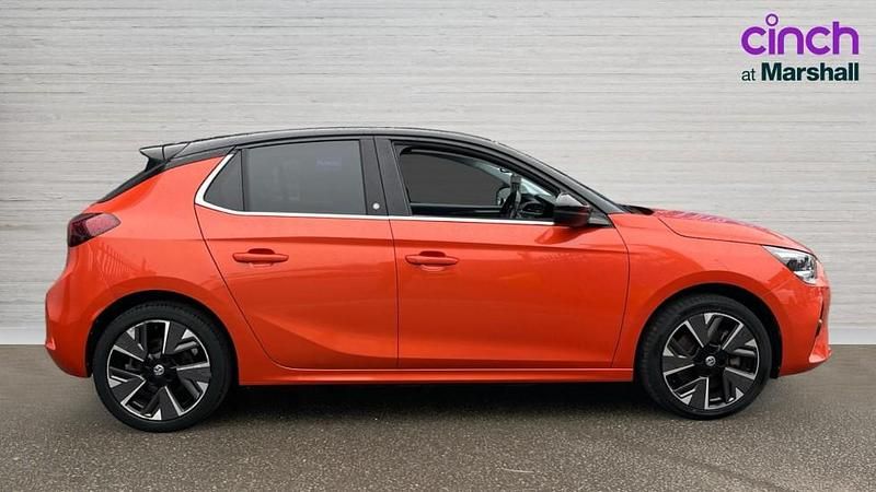 Used Vauxhall Corsa-e Elite 100 kW (136 HP) 2021 Orange Hatchback