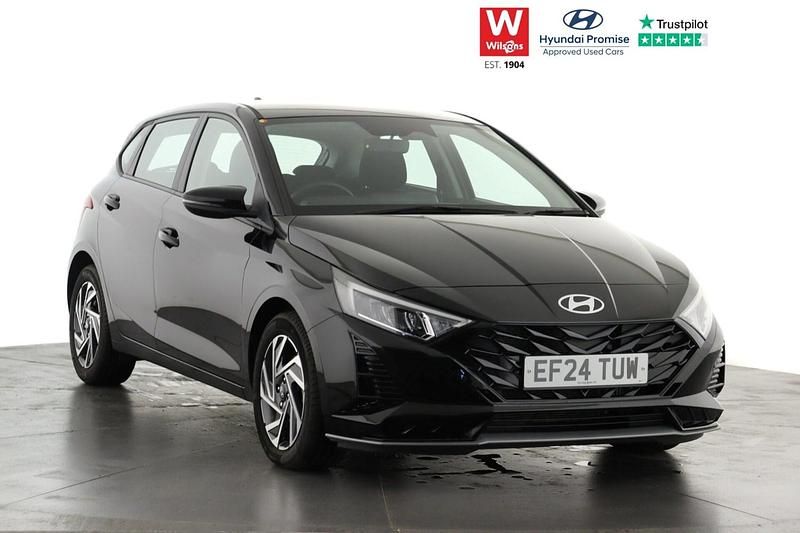 Black Used 2024 Hyundai i20 Advanced Hatchback | £18,049 (Fair price) - Image 1/3