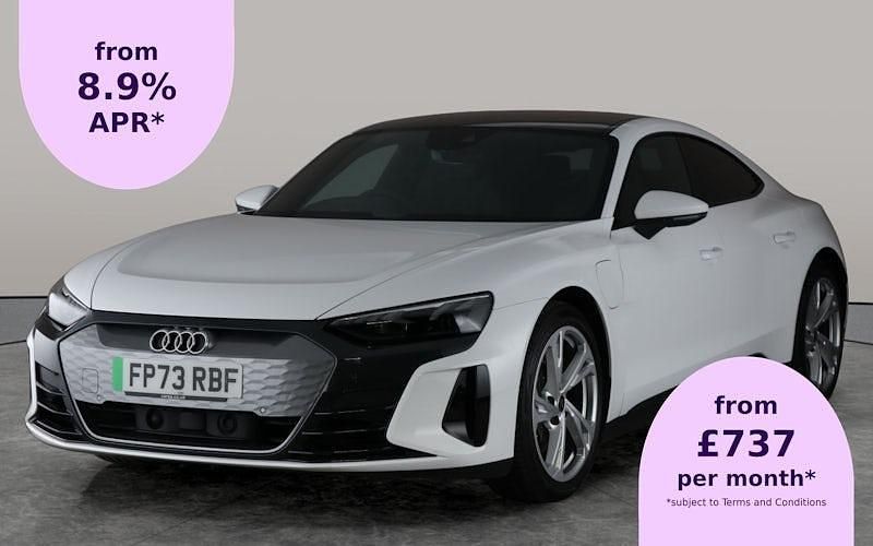 White Used 2023 Audi e-tron GT quattro Sedan | £44,722 (Super price) - Image 1/2