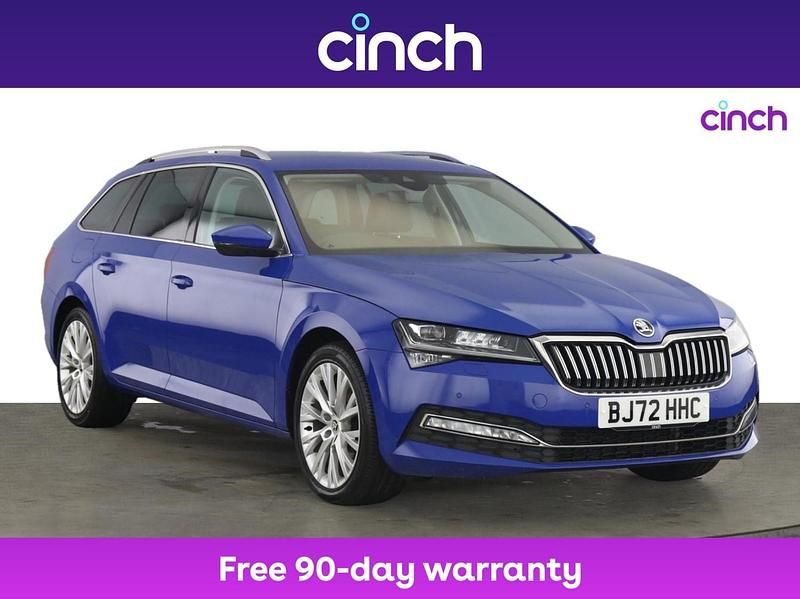 Blue Used 2022 Skoda Superb SE L Estate | £19,249 (Fair price) - Image 1/3