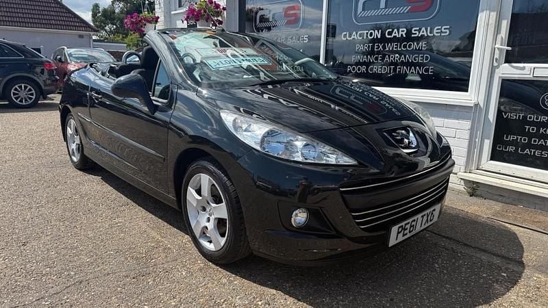 Black Used 2011 Peugeot 207 Sport Cabriolet | £2,995 (Fair price) - Image 1/4