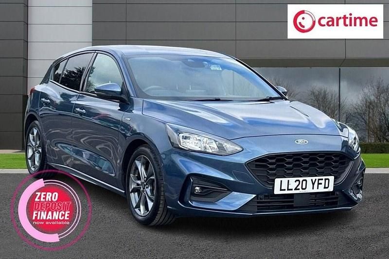 Blue Used 2020 Ford Focus ST-Line Hatchback | £13,599 (Fair price) - Image 1/4