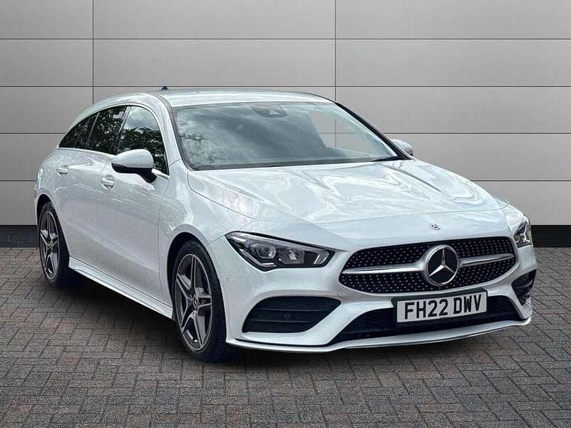 White Used 2022 Mercedes CLA180 AMG line Sedan | £20,795 (Super price) - Image 1/4