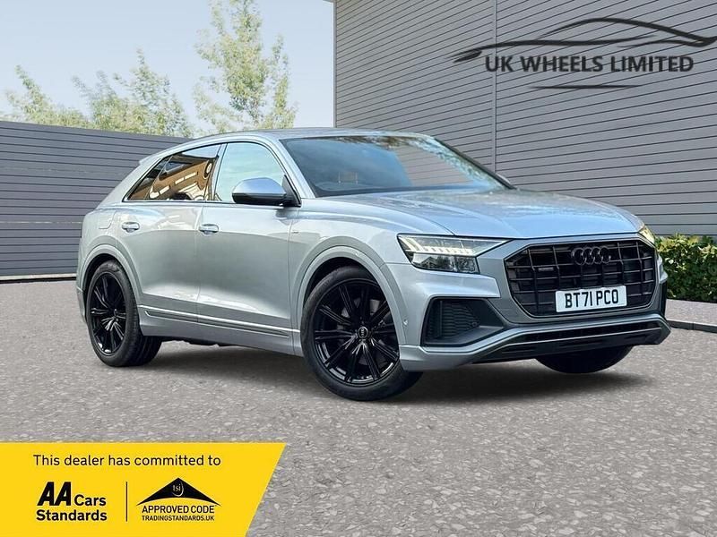 Silver Used 2022 Audi Q8 S-Line SUV | £35,990 (Super price) - Image 1/3