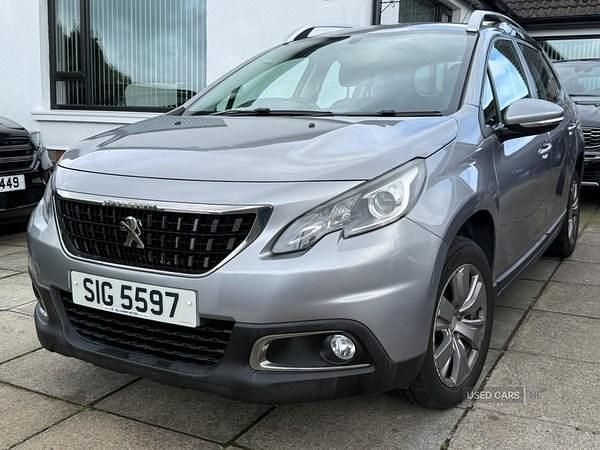 Grey Used 2017 Peugeot 2008 Active SUV | £5,250 (Good price) - Image 1/4