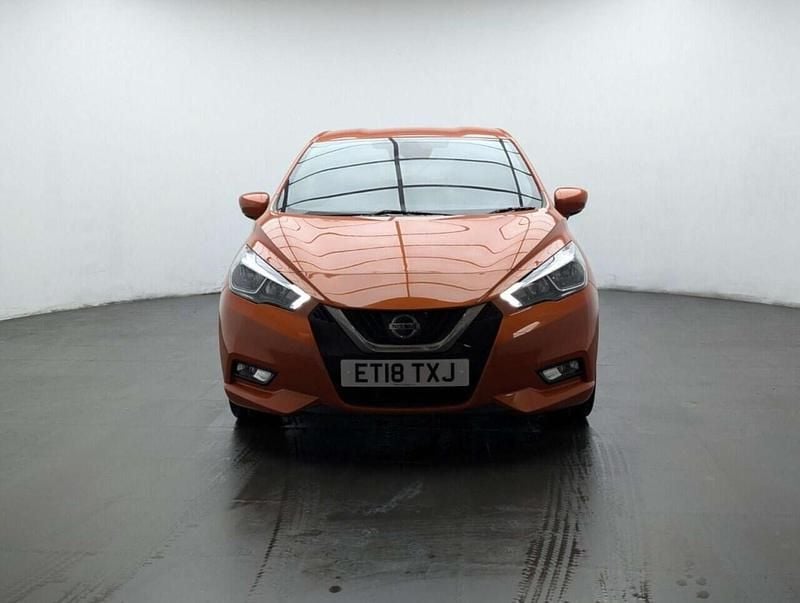 Used Nissan Micra Tekna 90 HP (66 kW) 2018 Orange Hatchback