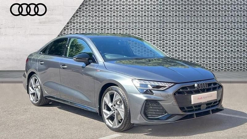Grey Used 2025 Audi A3 Black Edition Sedan | £31,790 (Expensive) - Image 1/4