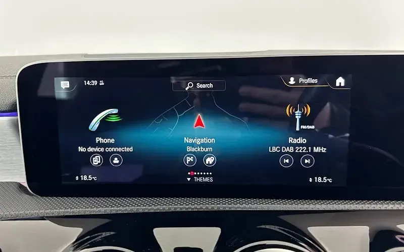 Used Mercedes CLA220 AMG line 190 HP (139 kW) 2019 Black Coupe
