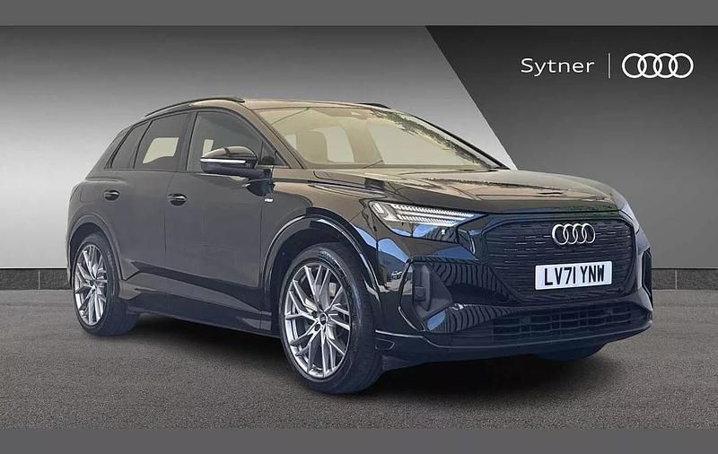 Black Used 2021 Audi Q4 e-tron Comfort SUV | £31,000 (Expensive) - Image 1/4