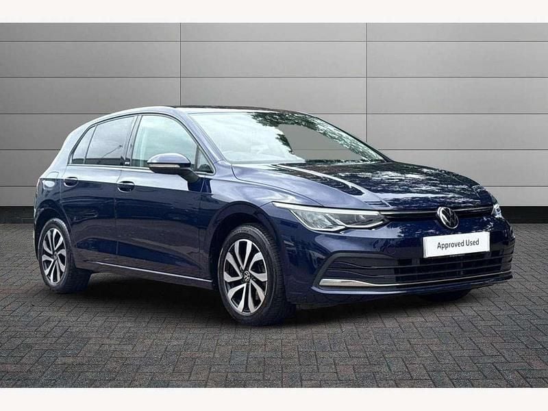 Atlantic blue Used 2021 VW Golf VIII Active Hatchback | £15,990 (Fair price) - Image 1/4