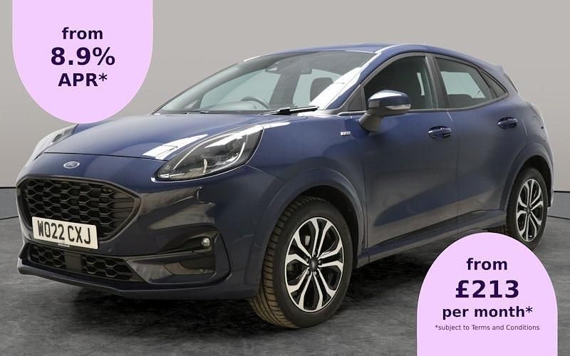Blue Used 2022 Ford Puma ST-Line Hatchback | £15,857 (Good price) - Image 1/2