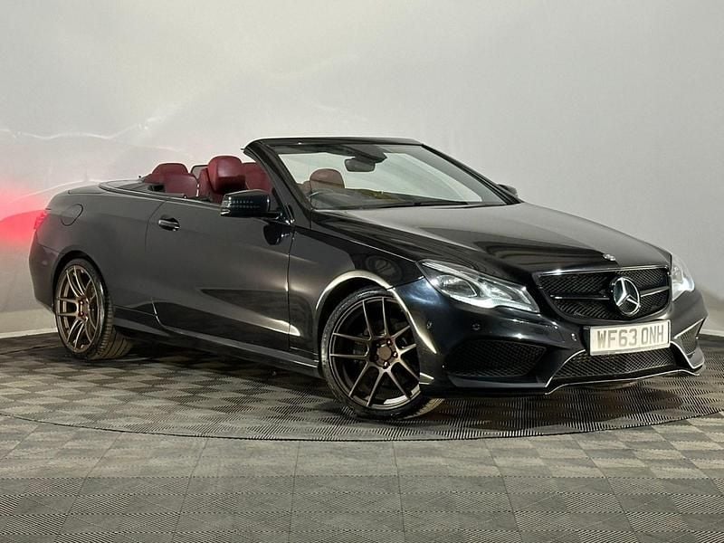 Black Used 2013 Mercedes E220 AMG Cabriolet | £7,795 (Fair price) - Image 1/4