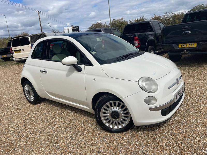 White Used 2012 Fiat 500 Lounge Hatchback | £3,995 (Fair price) - Image 1/4