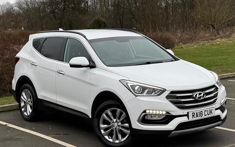 Used Hyundai Santa Fe Premium 200 HP (147 kW) 2018 White SUV
