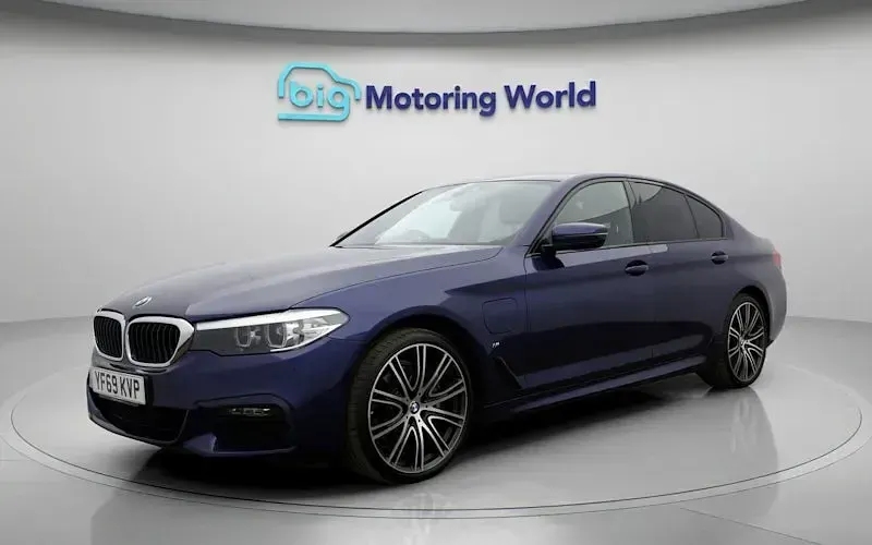 Used BMW 530e M Sport 252 HP (185 kW) 2019 Blue Sedan