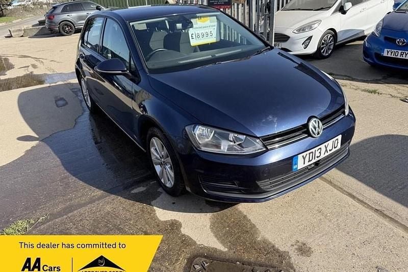 Used VW Golf VII SE 2013 Blue Hatchback