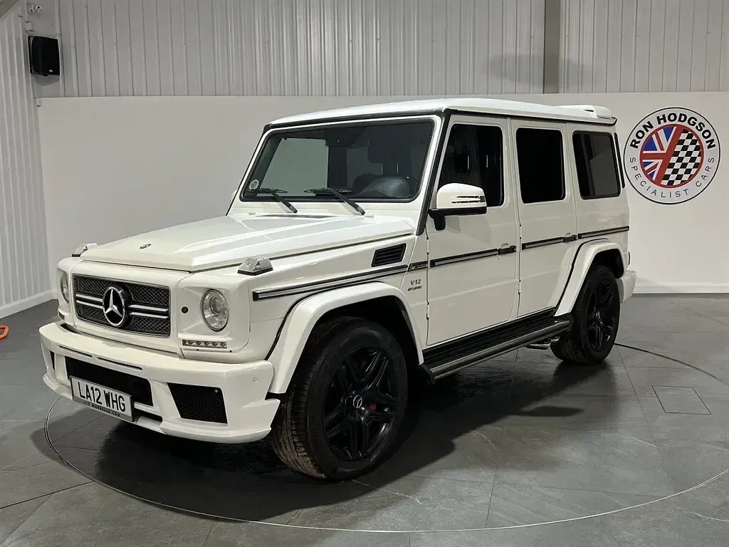 Used Mercedes G65 AMG AMG 2012 Mystic white metallic tricoat SUV