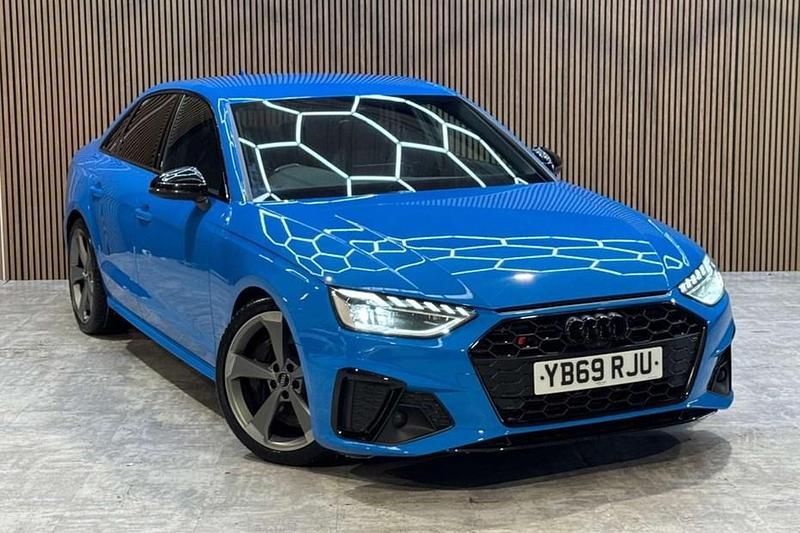 Used Audi A4 Black Edition 347 HP (255 kW) 2020 Blue Sedan