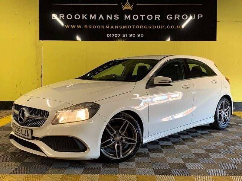 White Used 2016 Mercedes A200 AMG line Hatchback | £8,495 (A bit pricey) - Image 1/2