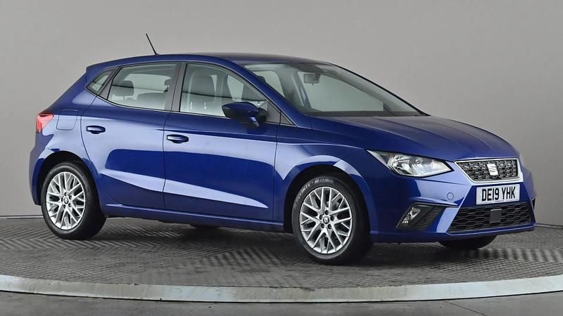 Used Seat Ibiza SE Technology 80 HP (58 kW) 2019 Blue Hatchback