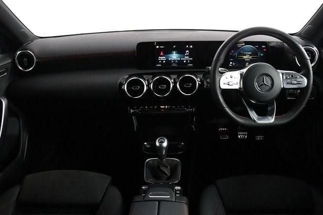 Used Mercedes A200 AMG line 163 HP (119 kW) 2020 Black Hatchback