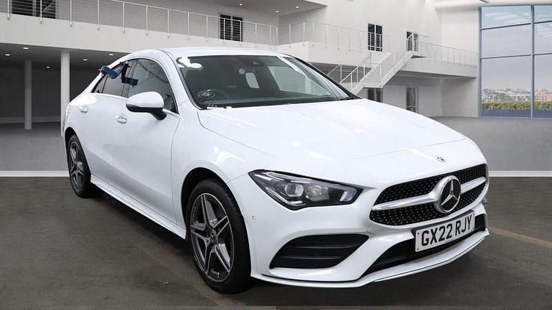 White Used 2022 Mercedes CLA250e AMG line Sedan | £18,699 (Fair price) - Image 1/4