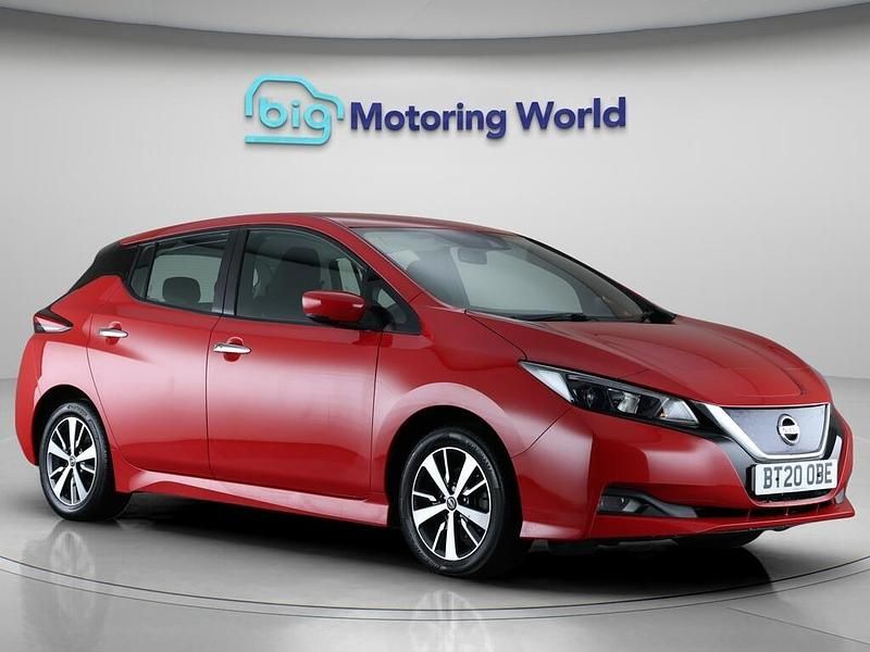 Red Used 2020 Nissan Leaf Acenta Hatchback | £6,400 (Good price) - Image 1/4