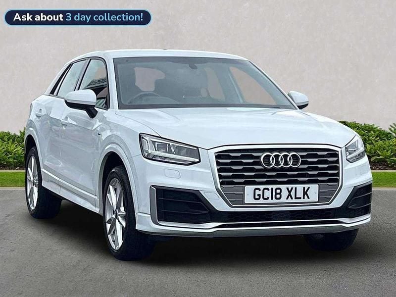 White Used 2018 Audi Q2 S-Line SUV | £14,057 (Fair price) - Image 1/4