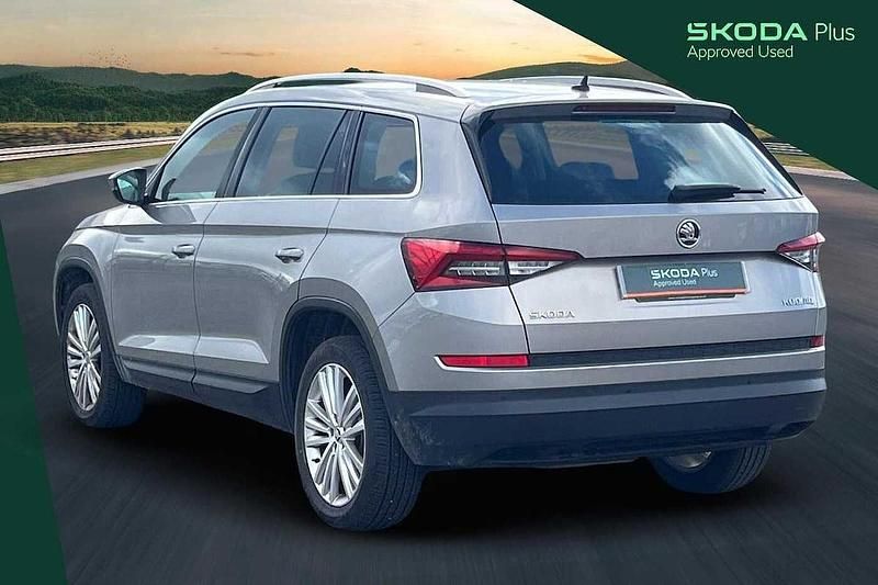 Used Skoda Kodiaq 148 HP (108 kW) 2018 Cappuccino beige metallic SUV