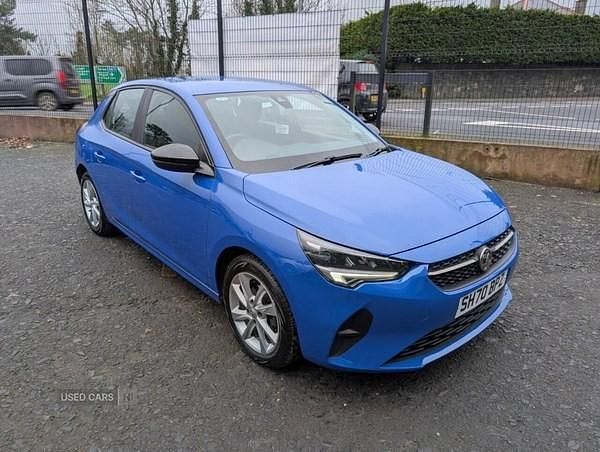 Used Vauxhall Corsa 75 HP (55 kW) 2020 Blue Hatchback