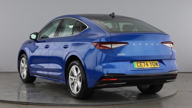 Used Skoda Enyaq iV 210 kW (286 HP) 2024 Race blue metallic SUV