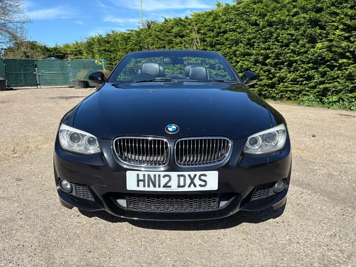 Used BMW 320 Cabriolet Sport Line 184 HP (135 kW) 2012 Black Cabriolet