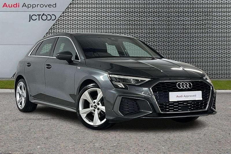 Grey Used 2022 Audi A3 S-Line Hatchback | £20,973 (Fair price) - Image 1/4