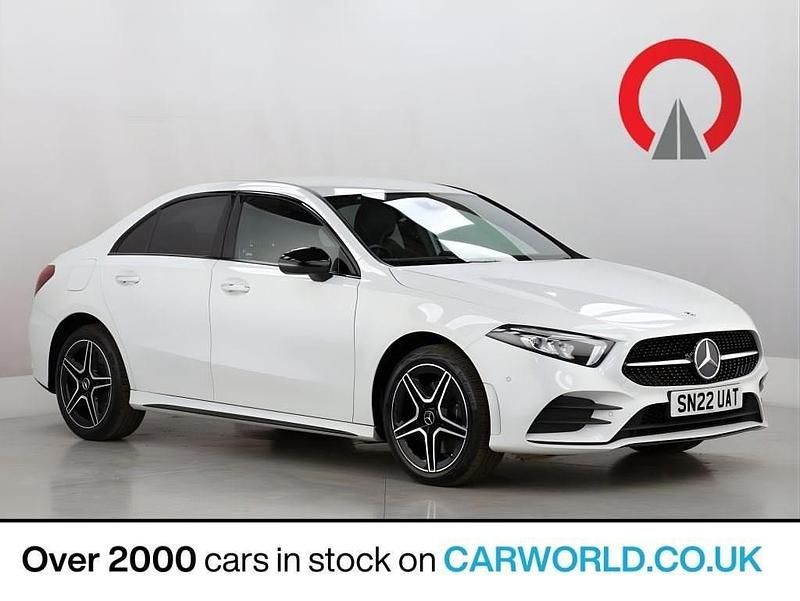 White Used 2022 Mercedes A250 AMG Line Premium Sedan | £20,573 (Fair price) - Image 1/3