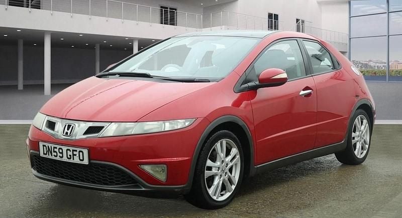 Used Honda Civic ES 2009 Red Hatchback