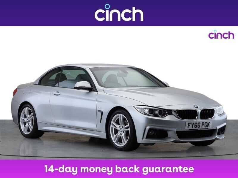 Silver Used 2016 BMW 420 M Sport Cabriolet | £14,199 (Fair price) - Image 1/3