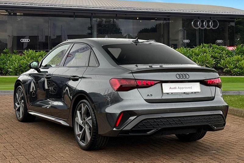 Used Audi A3 Black Edition 150 HP (110 kW) 2025 Grey Sedan