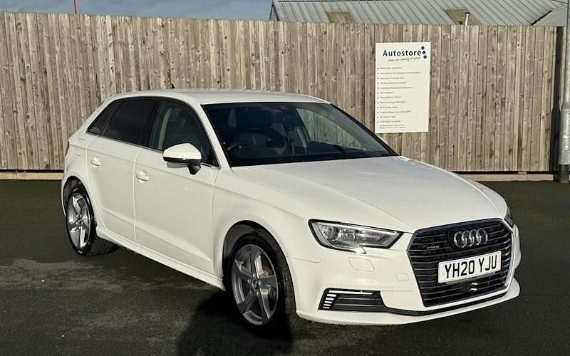 White Used 2020 Audi A3 e-tron Business Hatchback | £13,535 (Super price) - Image 1/4