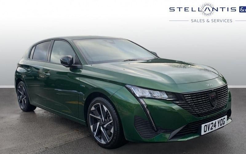 Green Used 2023 Peugeot 308 Allure Premium Hatchback | £19,359 (Fair price) - Image 1/4