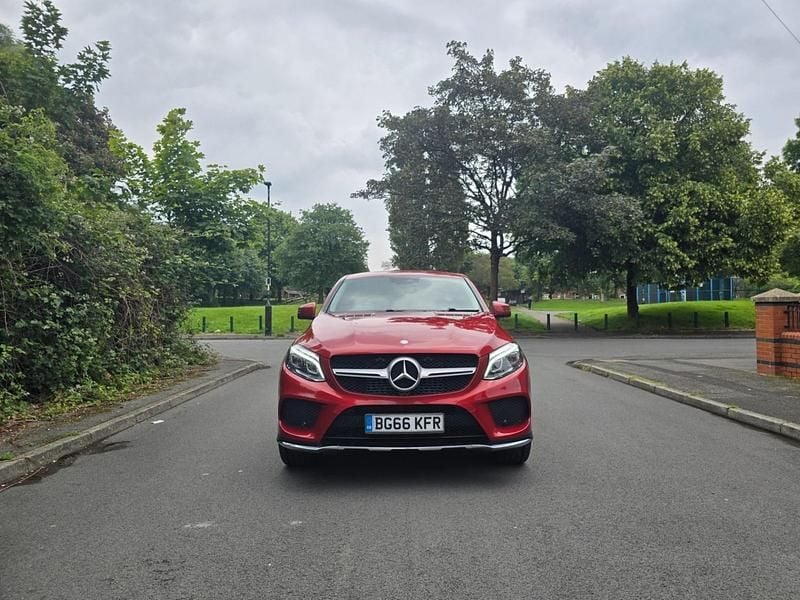 Red Used 2016 Mercedes GLE350 AMG line Coupe | £17,450 (Fair price) - Image 1/4