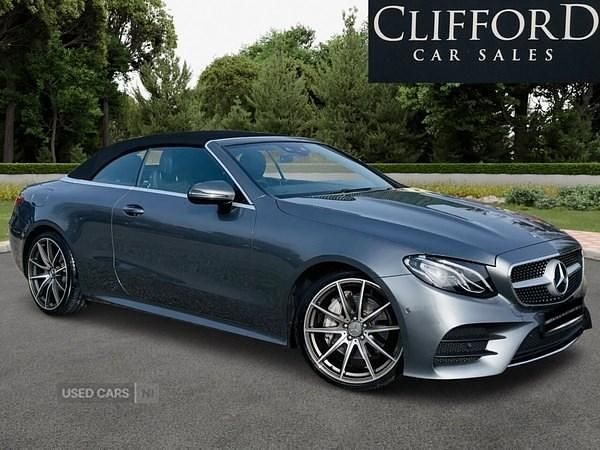 Used Mercedes E220 AMG line 2017 Grey Cabriolet