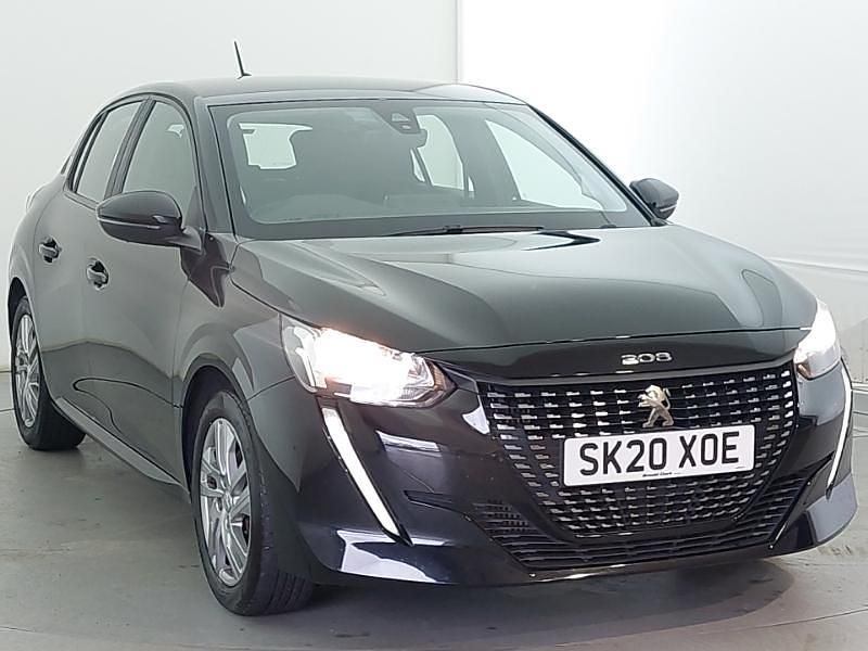 Black Used 2020 Peugeot 208 Active Hatchback | £10,998 (Fair price) - Image 1/4